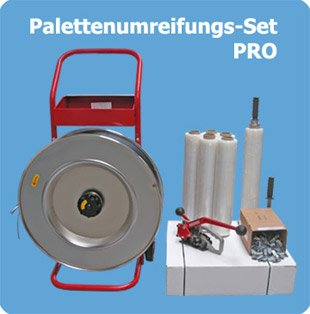Palettenumreifungs Set Pro